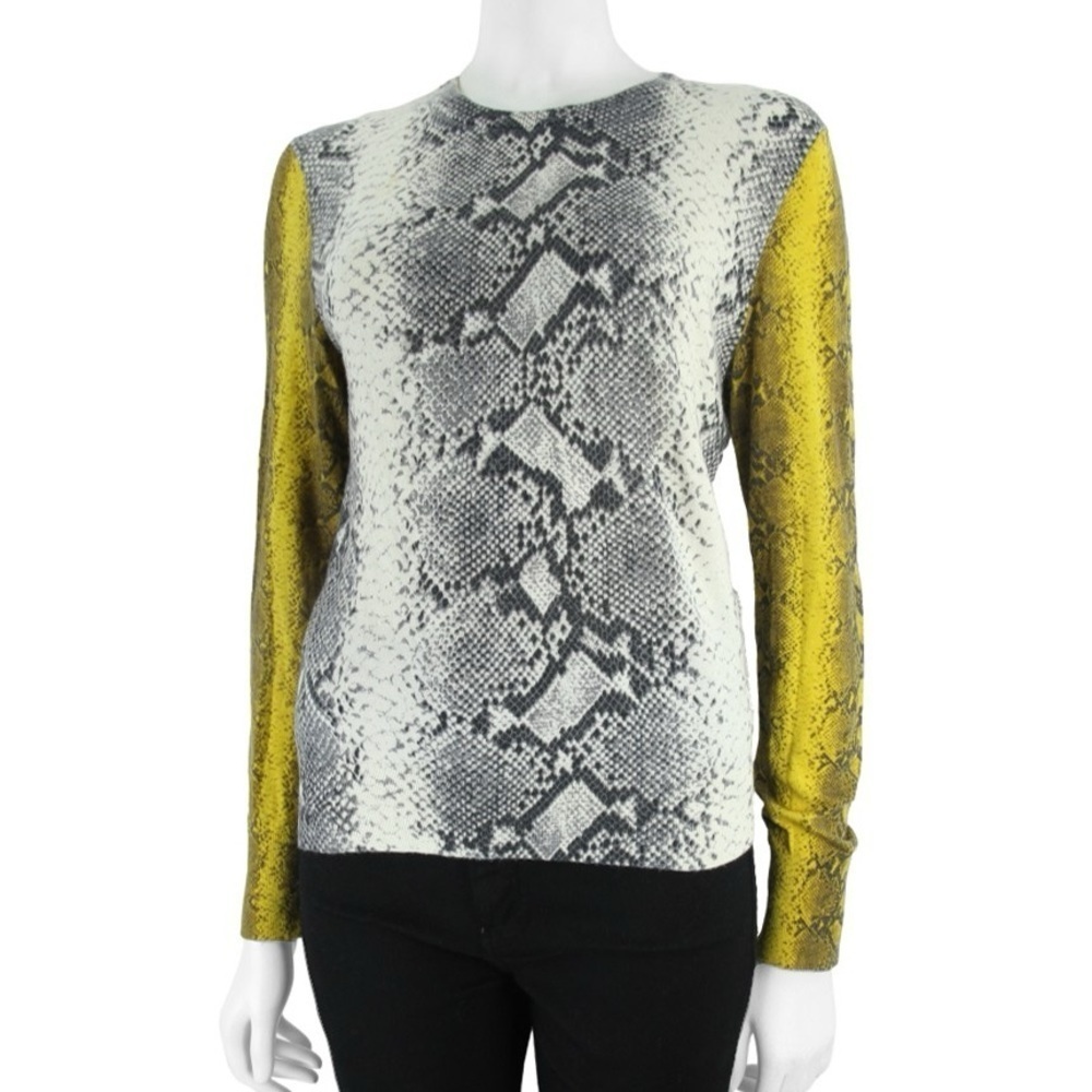 EQUIPMENT
Snakeskin Print Silk Slim Fit Shirt (21)